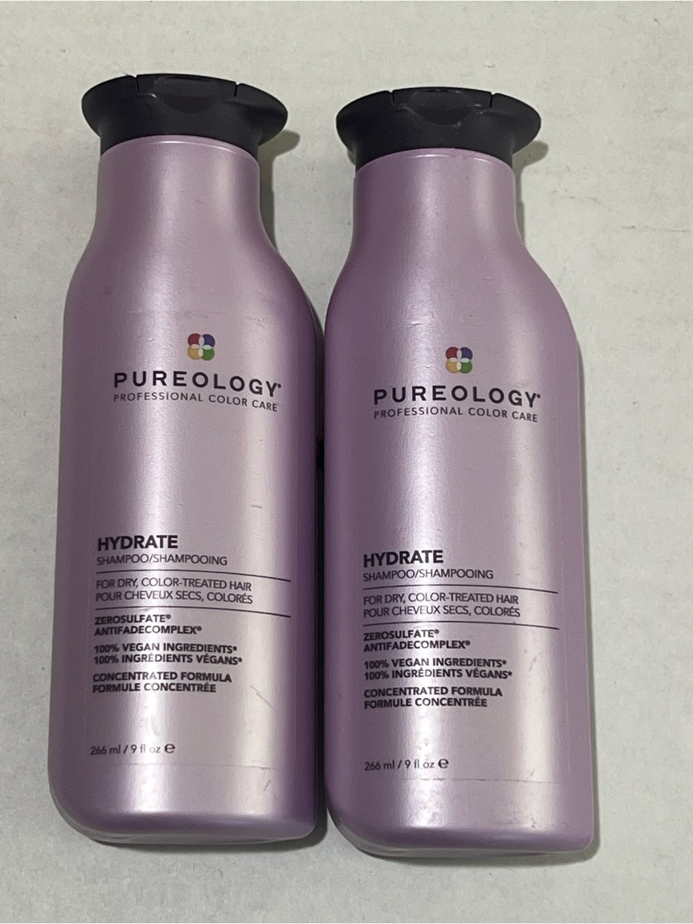 Pureology Hydrate Shampoo for Dry, Color-Treated Hair 9 fl oz (2 bottles)